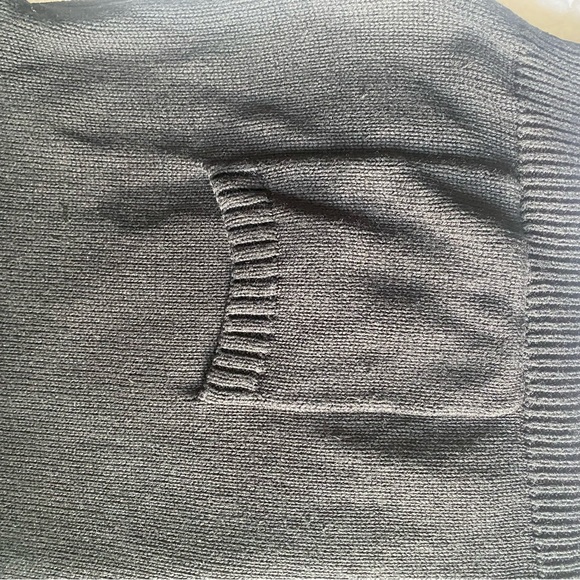 J crew black cotton sweater with pockets - Picture 5 of 6
